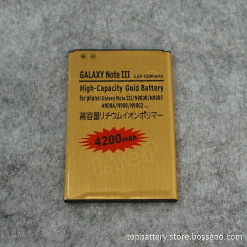 4200mAh Mobile Phone Battery For Samsung Galaxy Note 3 N9000 Factory Price